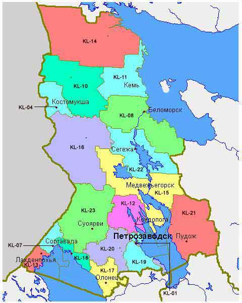 Map Of Karelia